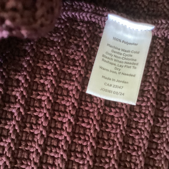 Ladies Talbots Petite XL Cardigan Sweater Deep Marron with Gold Buttons- Nice - Picture 8 of 8
